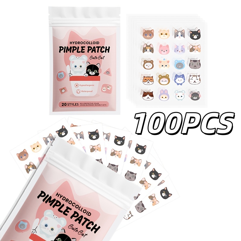 100pieces cute cat Pimple patc - огляд і ціна Skincare You