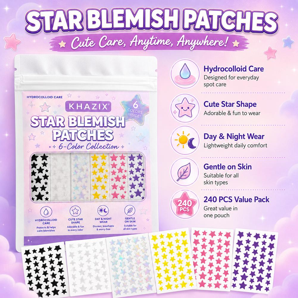 Seven-Color Star Pimple Patche - огляд і ціна Skincare Gentle