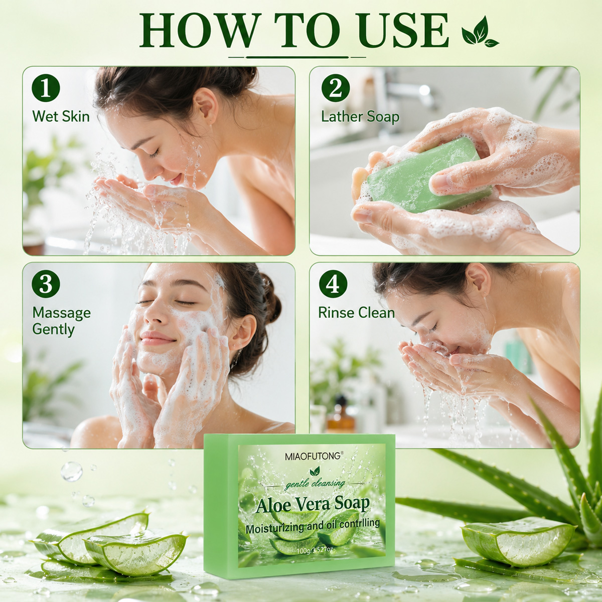 4 In 1 Aloe Vera Handmade Esse - огляд і ціна Skincare Gentle