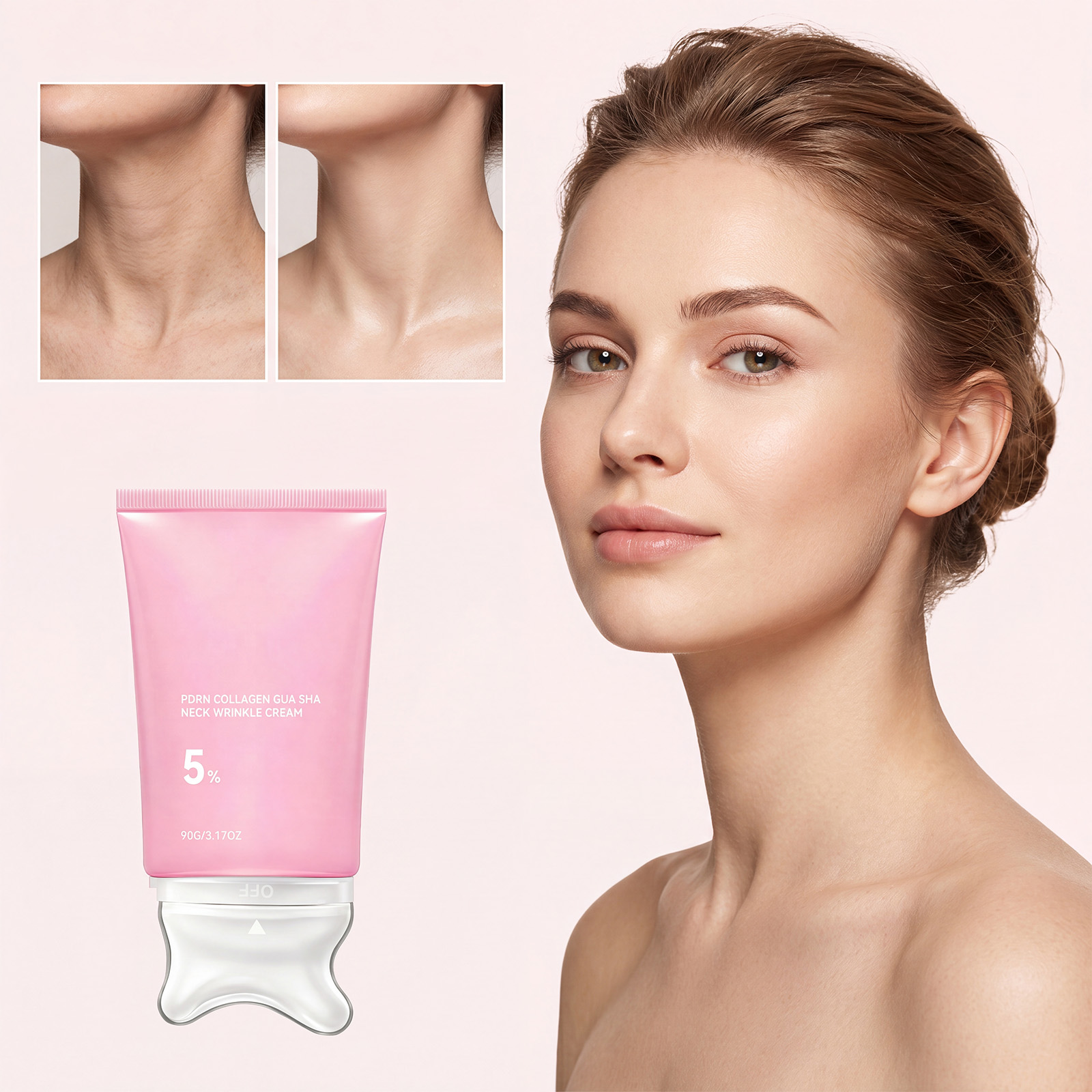 Collagen Neck Cream Massage Li - огляд і ціна Skincare Glad2Glow