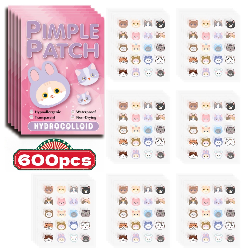 600pcs Cartoon acne patch, cut - огляд і ціна Skincare Gentle