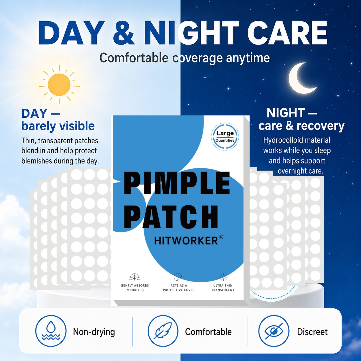 800Pcs Hydrocolloid Acne Pimpl - огляд і ціна Skincare You